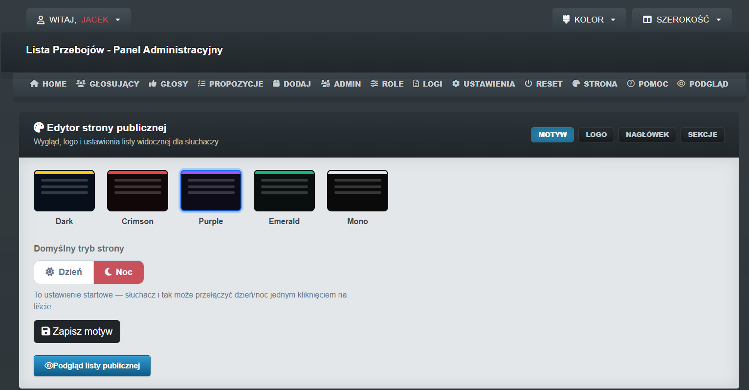 Appearance editor